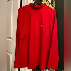 Karen Scott Long Sleeve Mock Neck